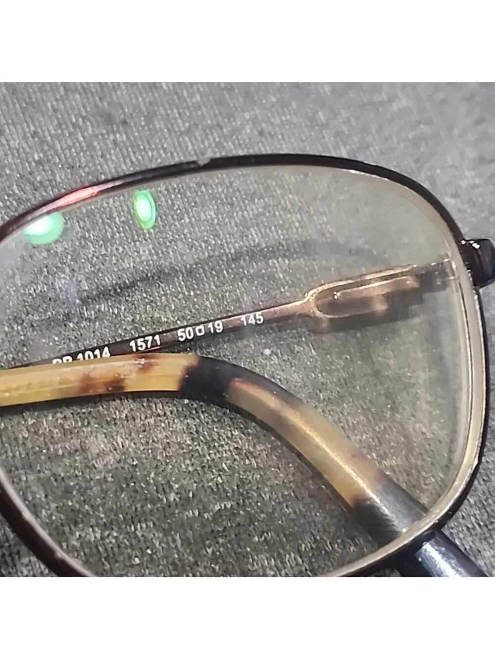 Brooks Brothers BB1014 1571 Brown Tortoise Oval Eyeglasses 50-19 145 Read
